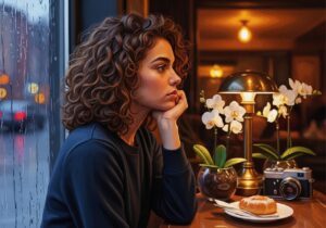 Cinematic Rainy Cafe Portrait Style Prompts Shanara Toons 6