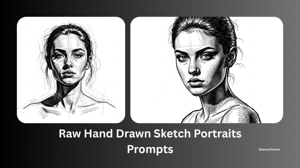Create Raw Hand Drawn Sketch Portraits