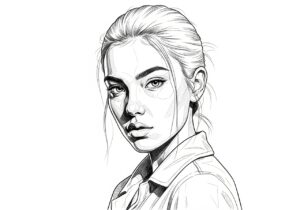 Raw Hand Drawn Sketch Portraits Shanara Toons 5